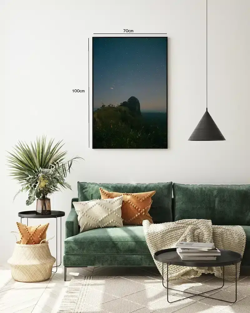 Stjernehimmel Over Bakke Plakat