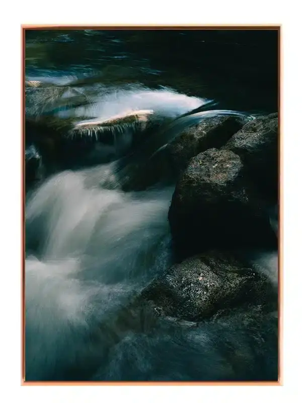 Strømmende Bæk og Sten Plakat