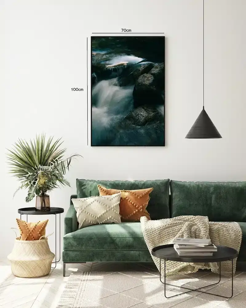 Strømmende Bæk og Sten Plakat