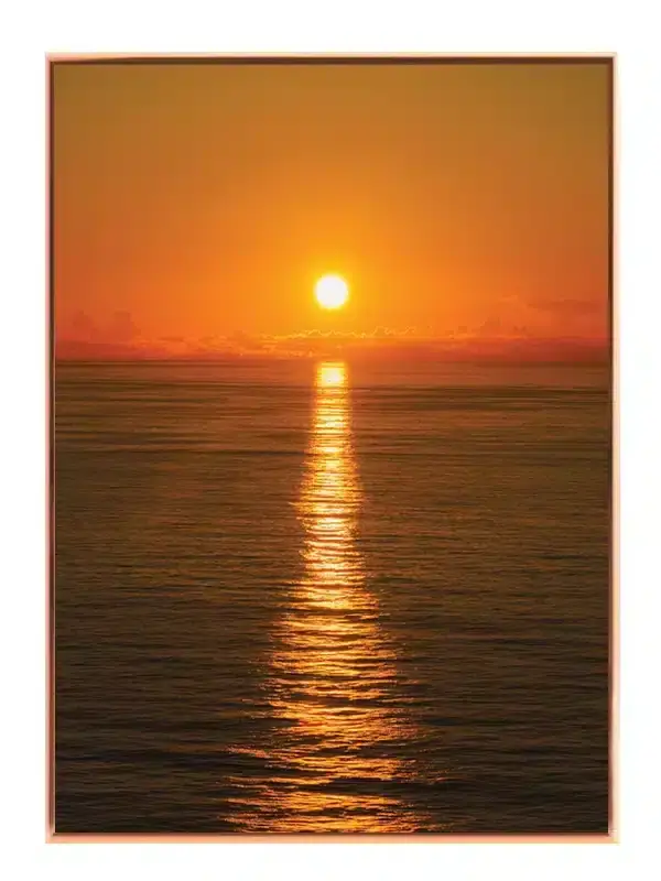 Gyldent Hav og Sol Plakat