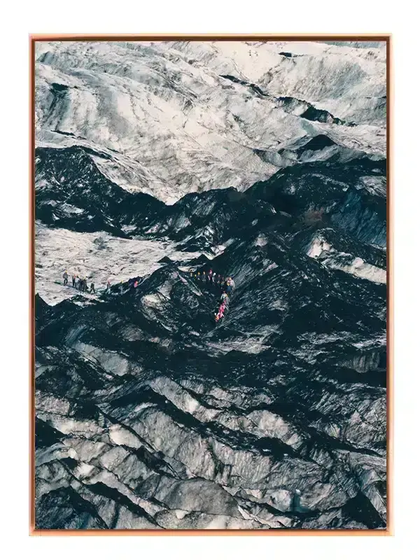 Glaciervandring i Isens Rige Plakat