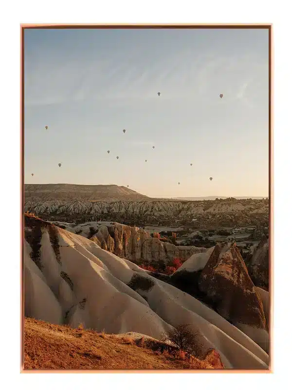 Varmluftballoner Over Klipper No2 Plakat