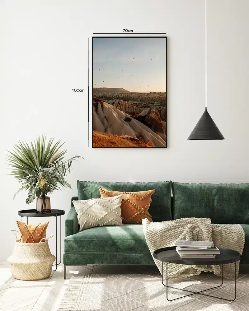 Varmluftballoner Over Klipper No2 Plakat