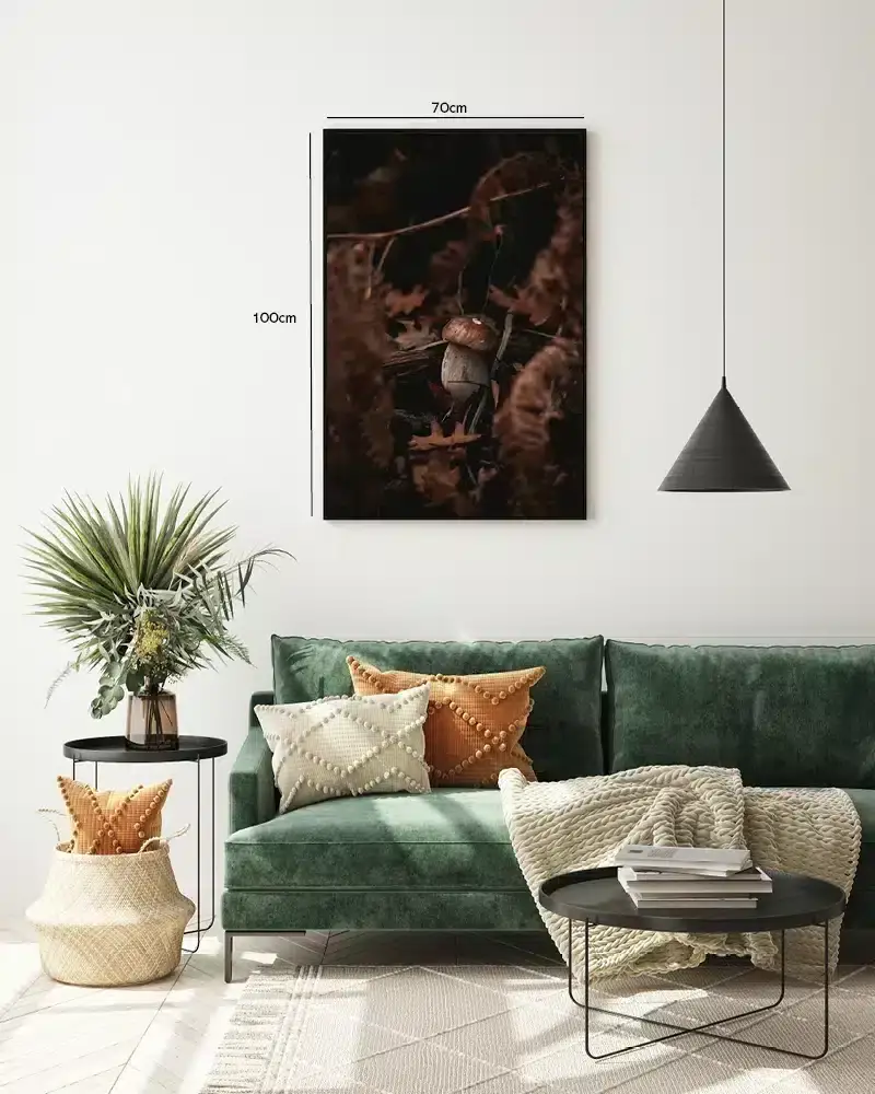Efterårssvamp i Skovbund Plakat