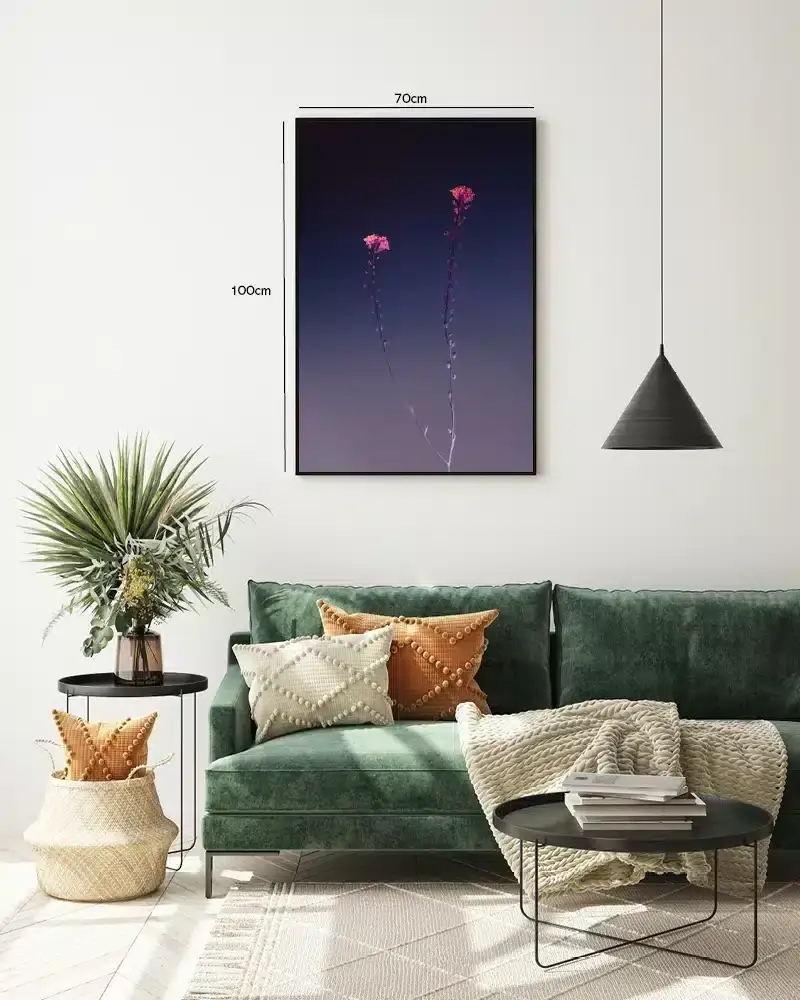 Tusmørkets Vilde Blomster Plakat