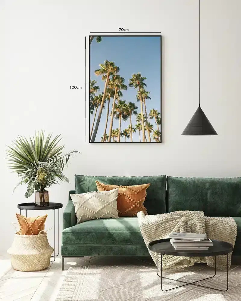 Høje Palmetræer Mod Himmel No2 Plakat