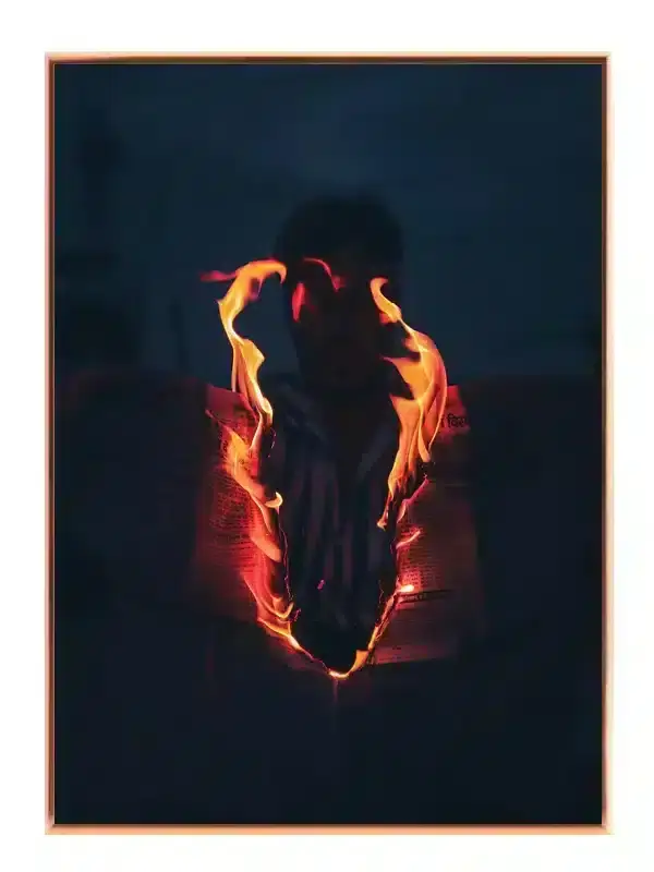 Flammer i Mørket No3 Plakat