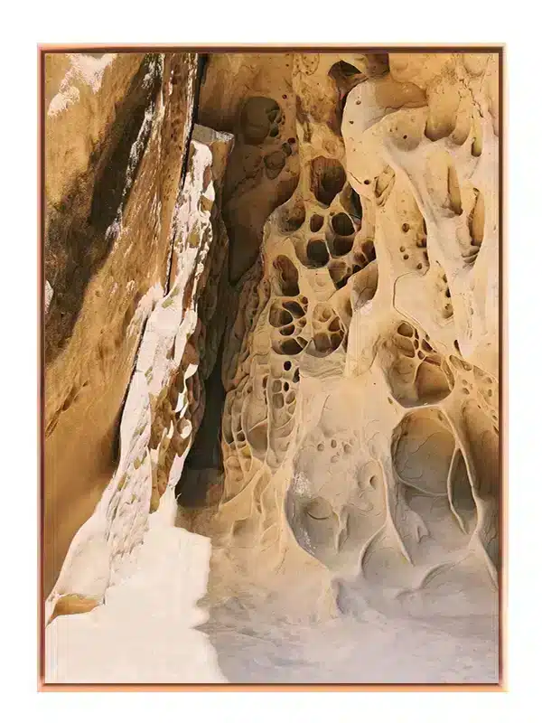 Eroderet Sandstenshule Plakat