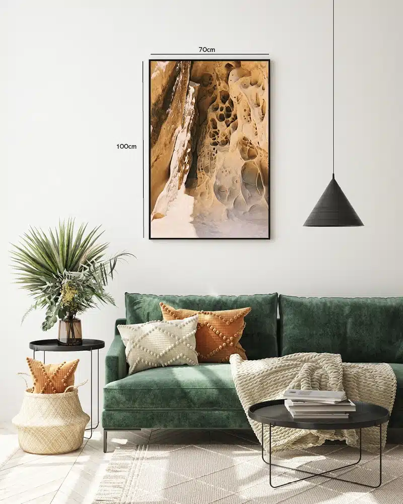 Eroderet Sandstenshule Plakat