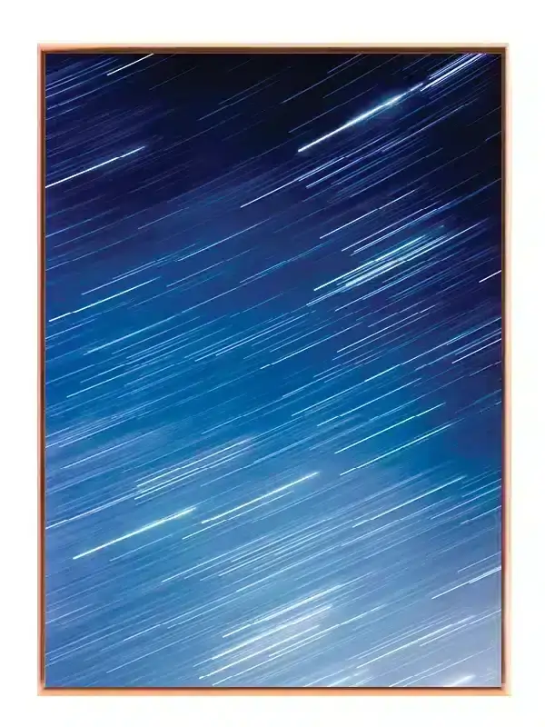 Stjerneskud i Nattehimmel Plakat