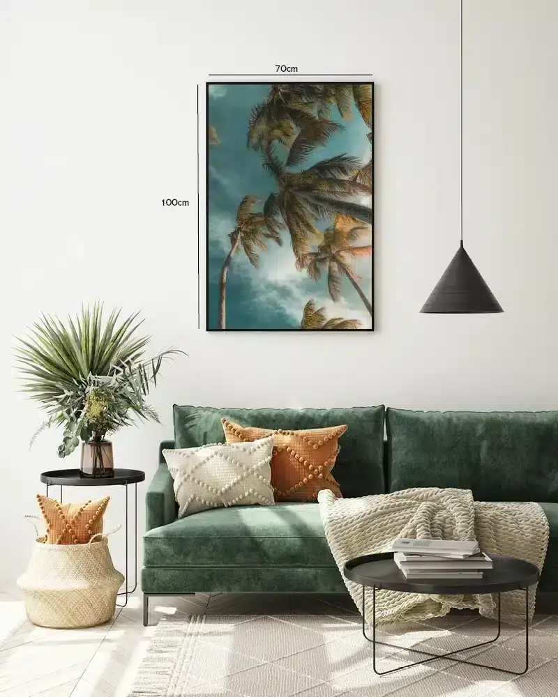 Høje Palmetræer Mod Himmel No3 Plakat