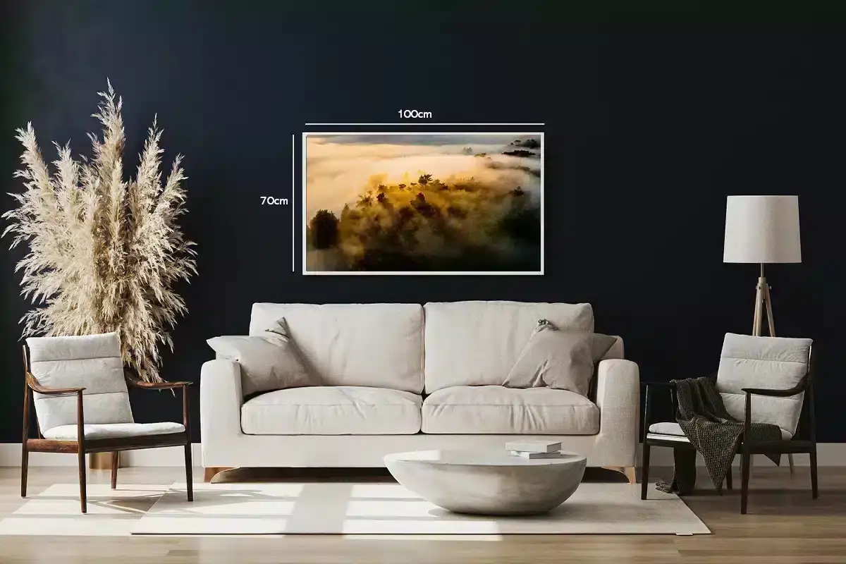 Tåget Skov i Morgenlys Plakat