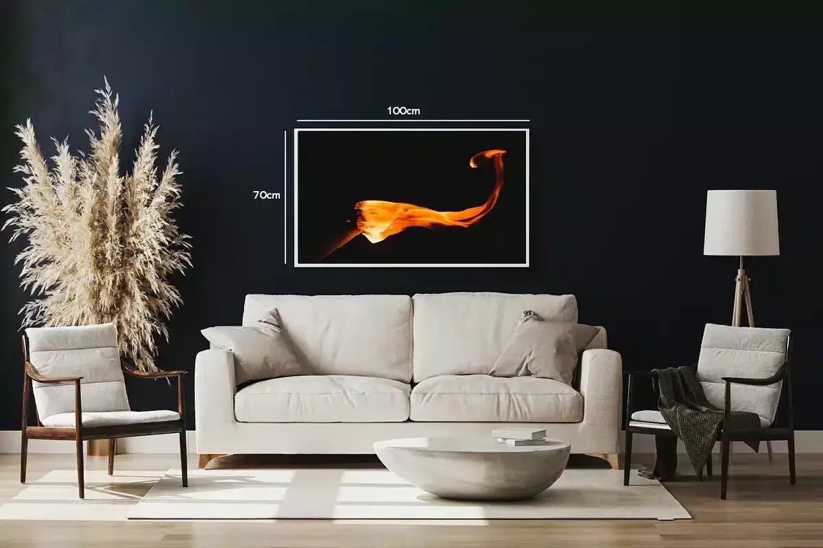 Flamme i Bevægelse Plakat