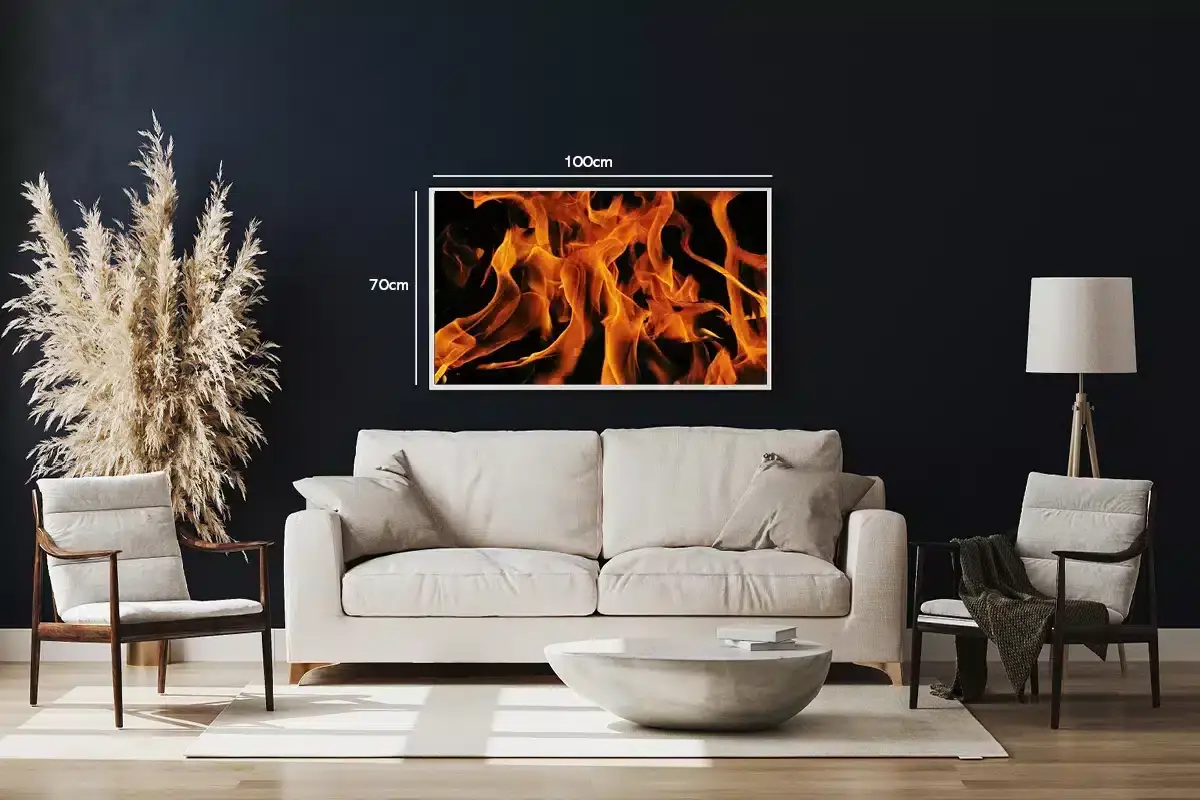 Flammer i Bevægelse Plakat