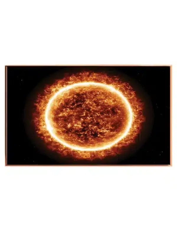 Solens Flammende Overflade Plakat