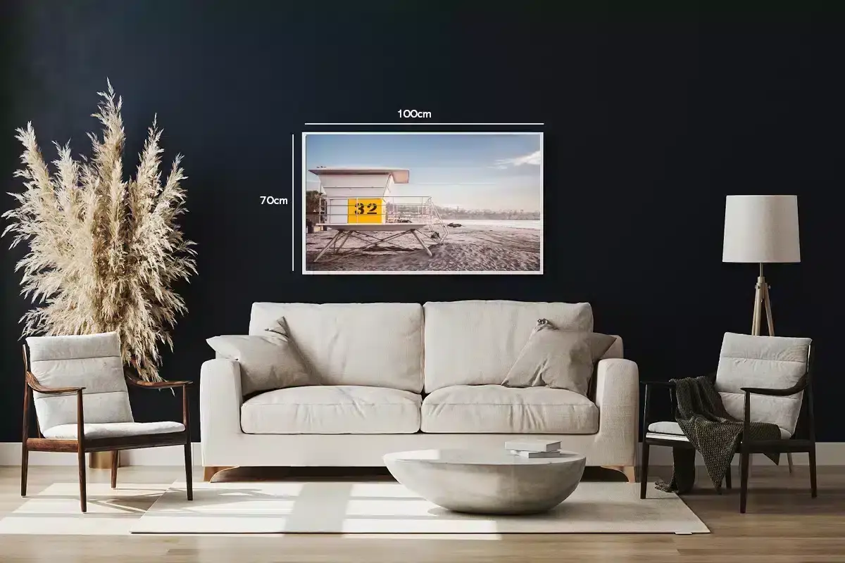 Strandens Livreddertårn Plakat