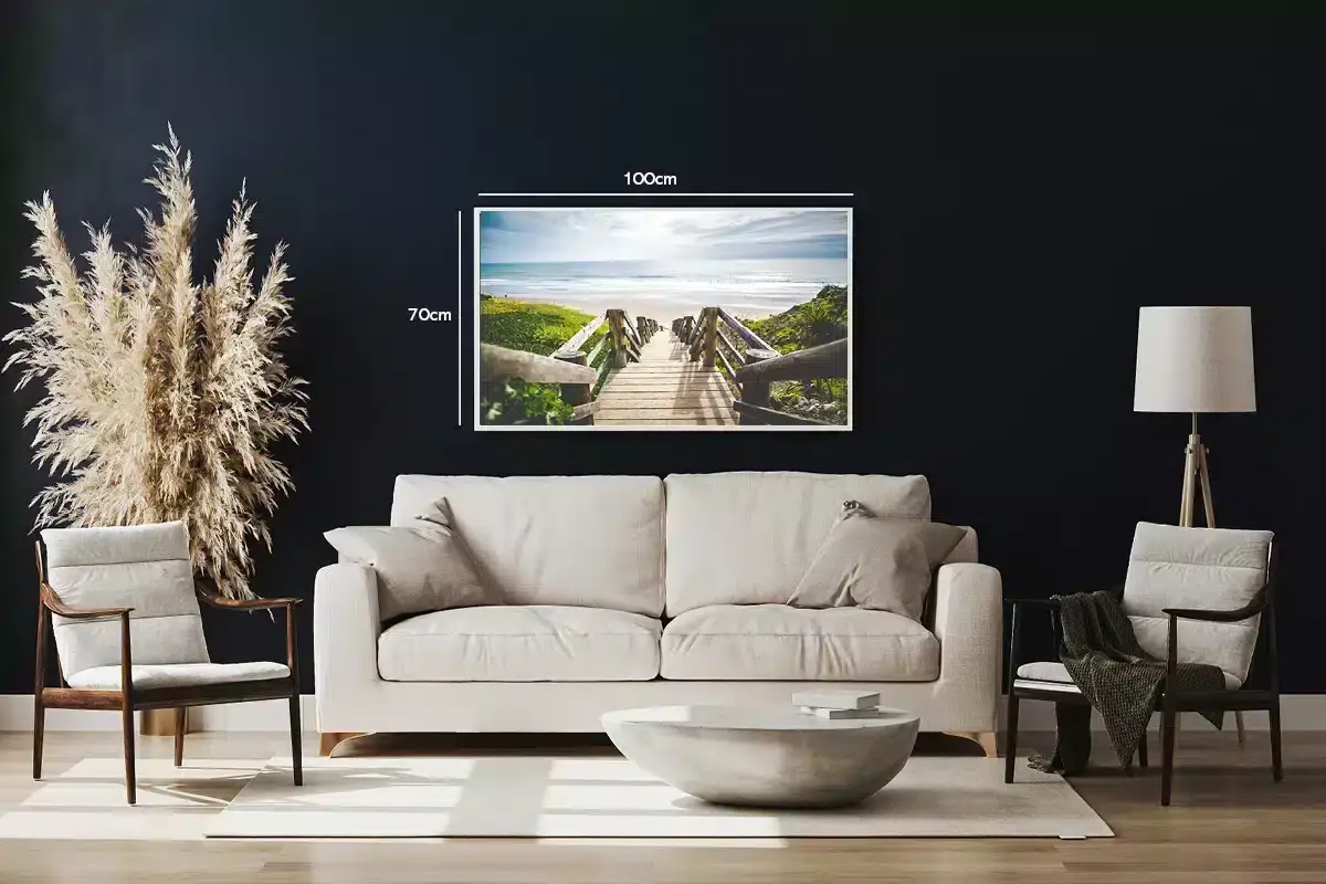Trappe til Strandkanten Plakat