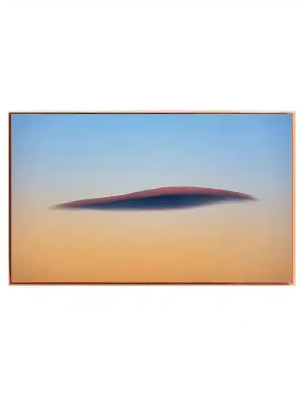 Lentikulær Sky Ved Solnedgang Plakat