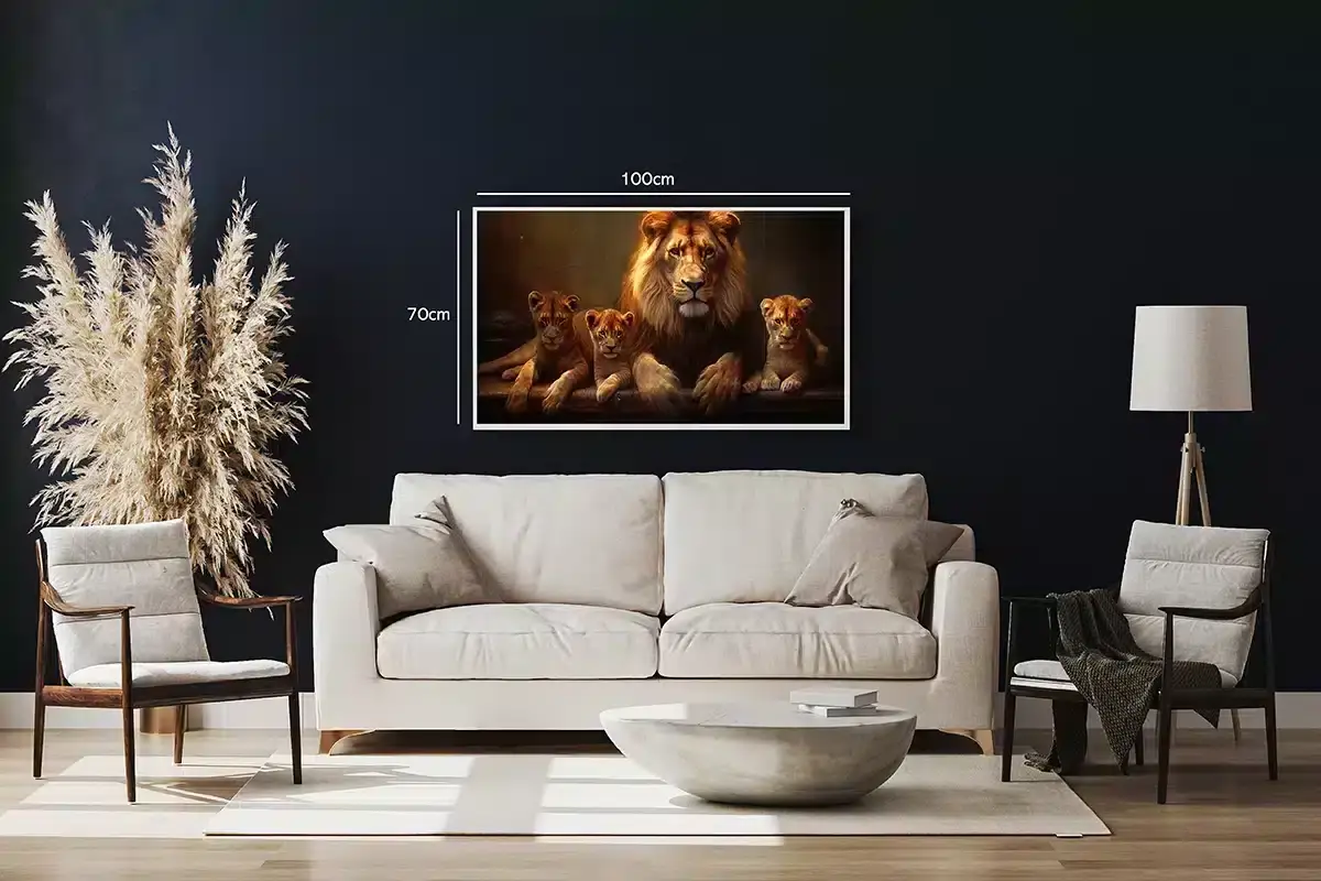Lion Family Plakat