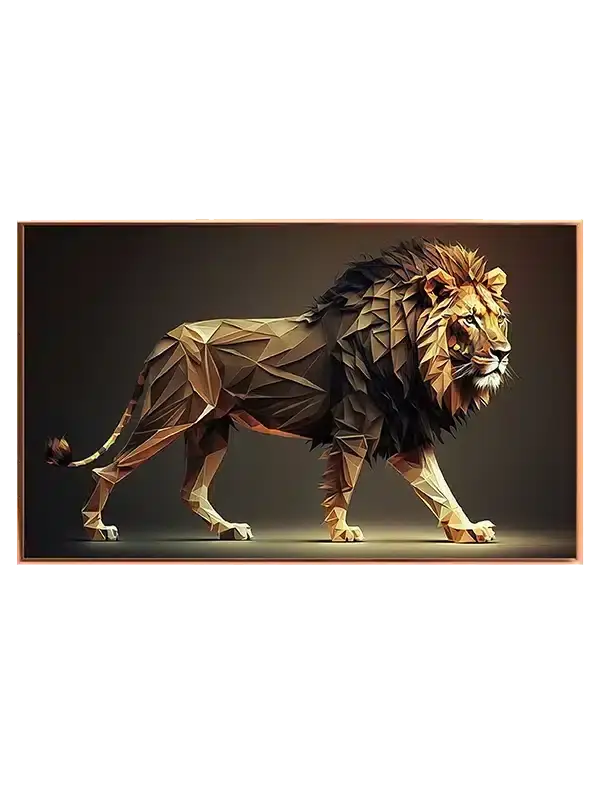 Lion Sculpture Plakat
