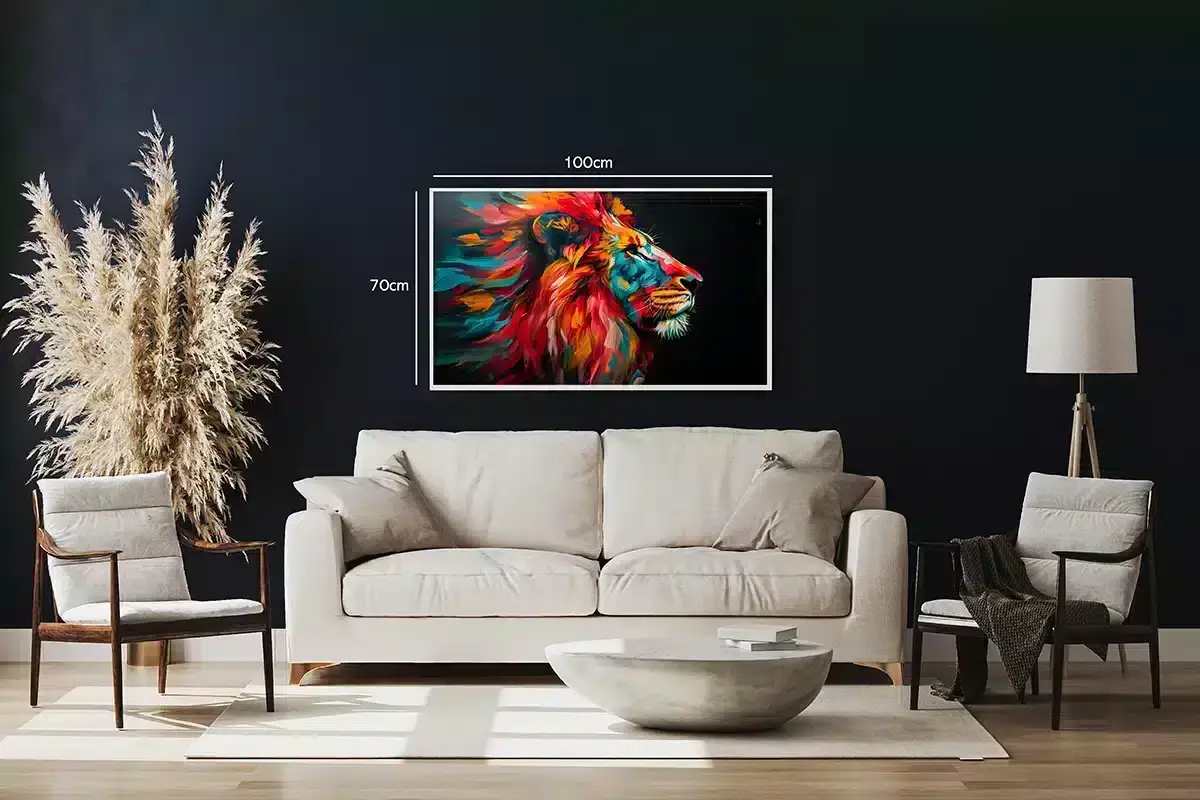 Colorful Lion Plakat