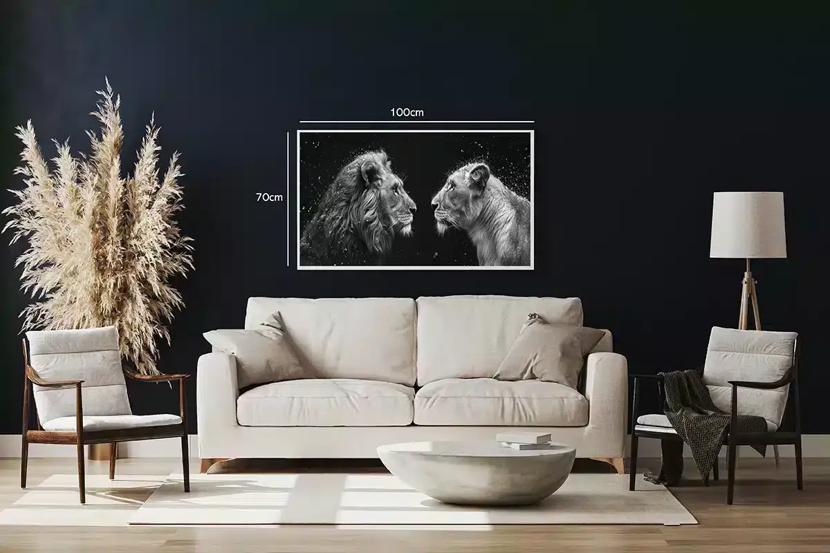 Lion Pair Plakat