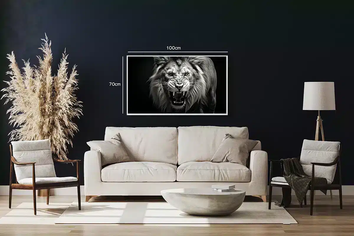 Lion Roaring Plakat