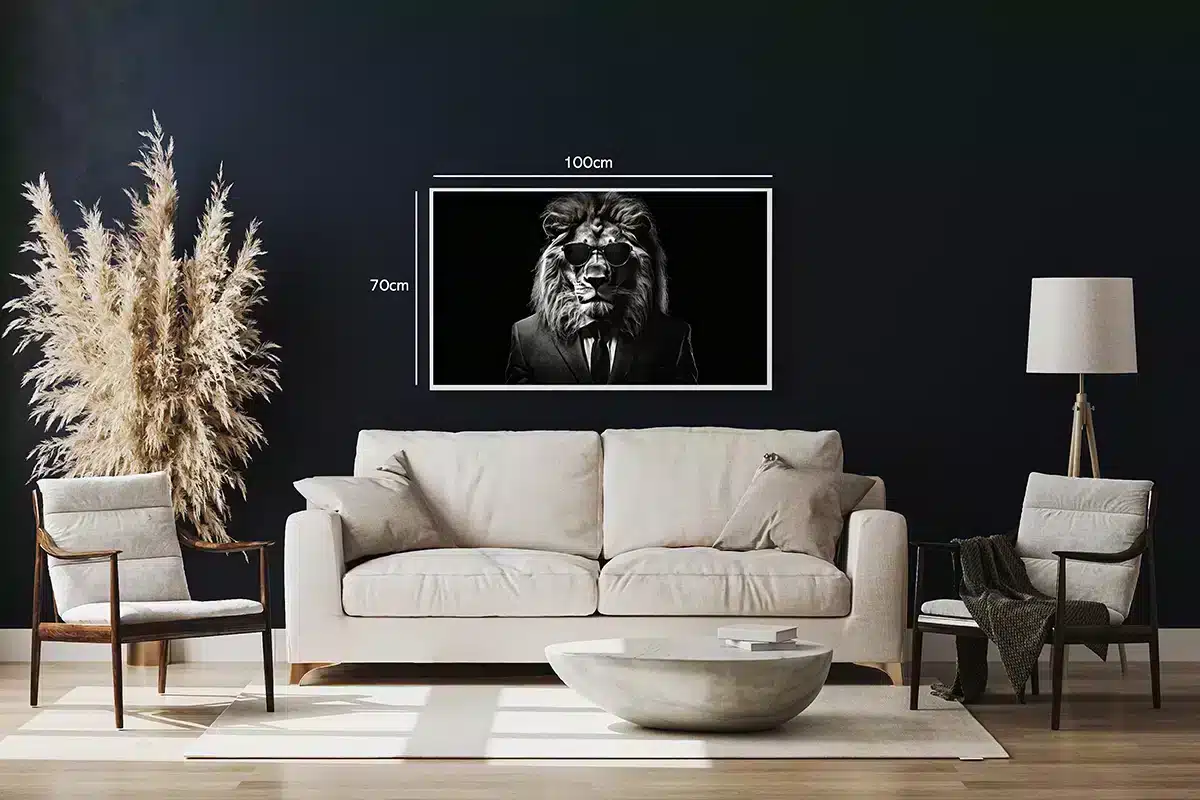Lion With Sunglasses Plakat