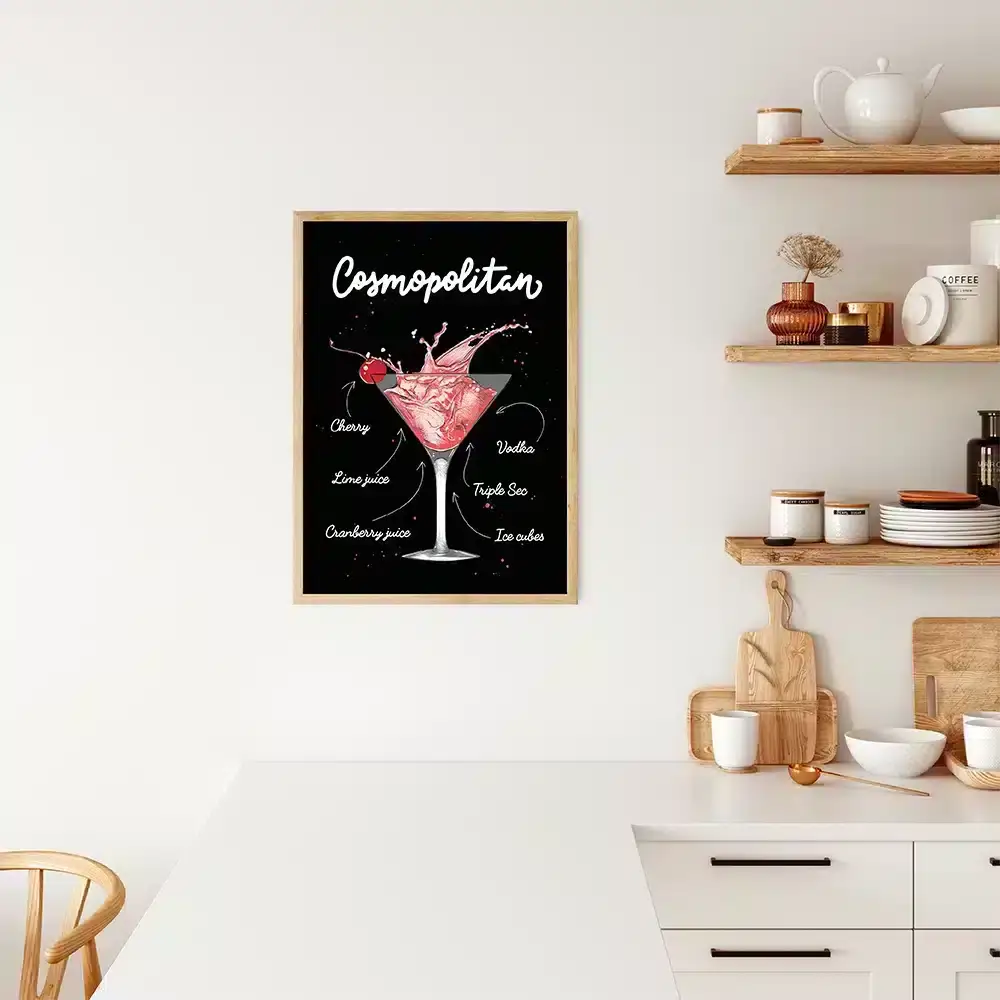 Cosmopolitan Cocktail Plakat