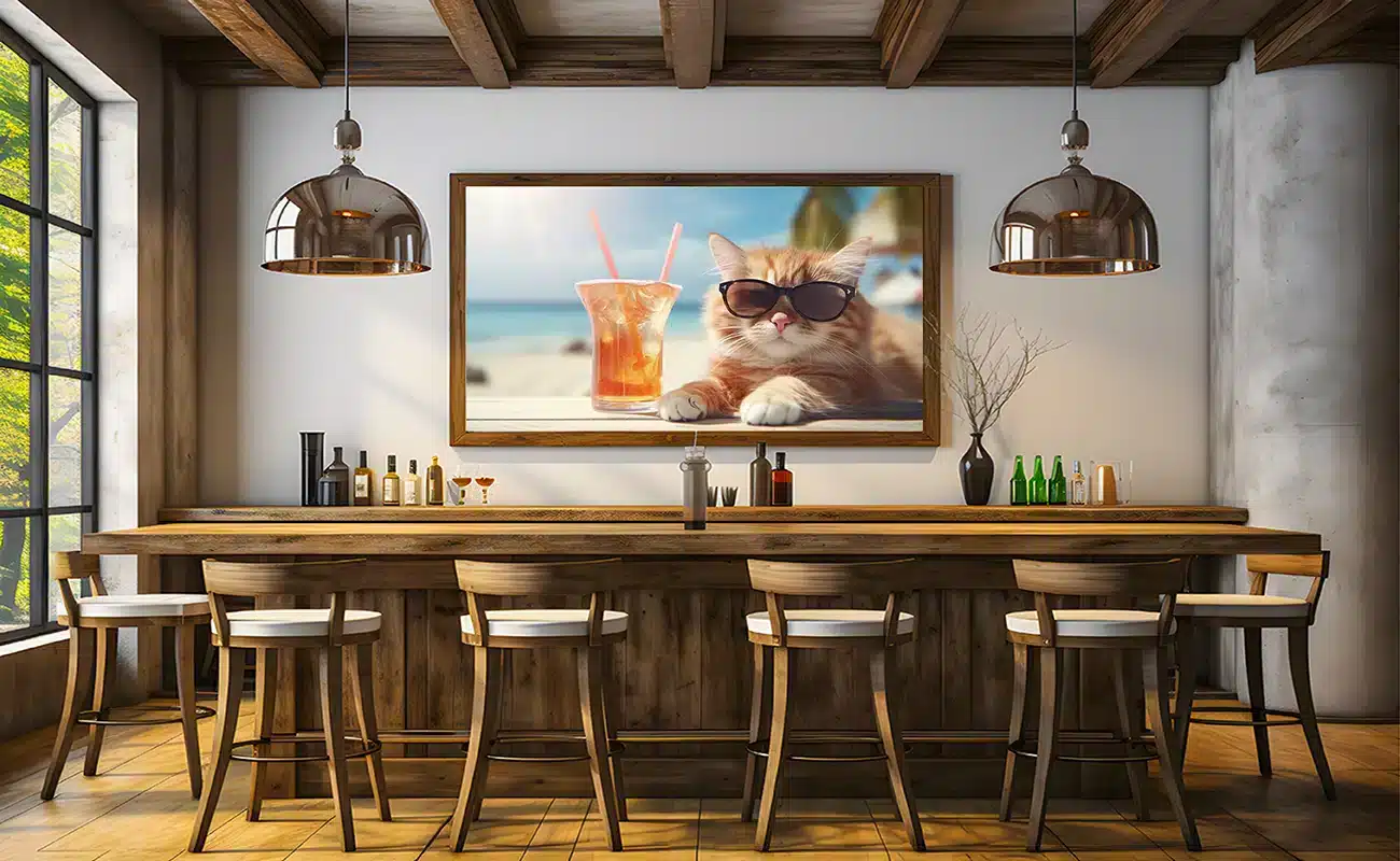 Afslappende Kat Plakat