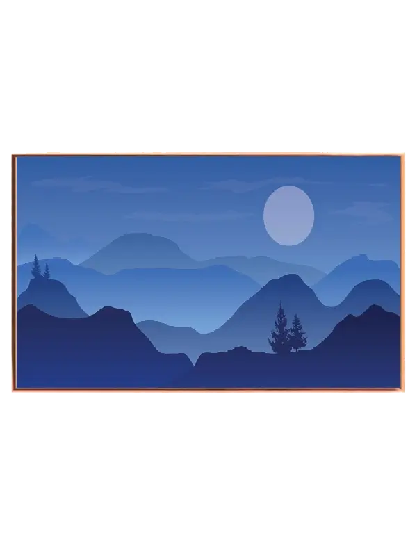 Midnight Mountain Veil Plakat