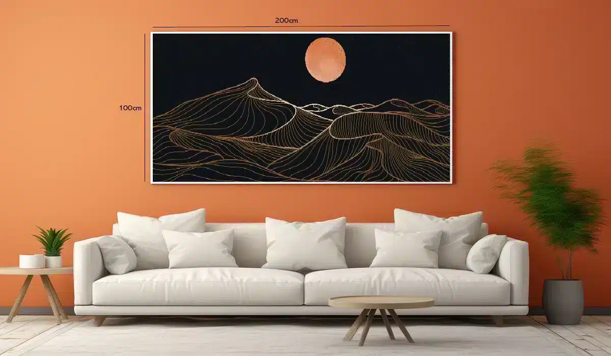 Contour Horizon Glow Plakat