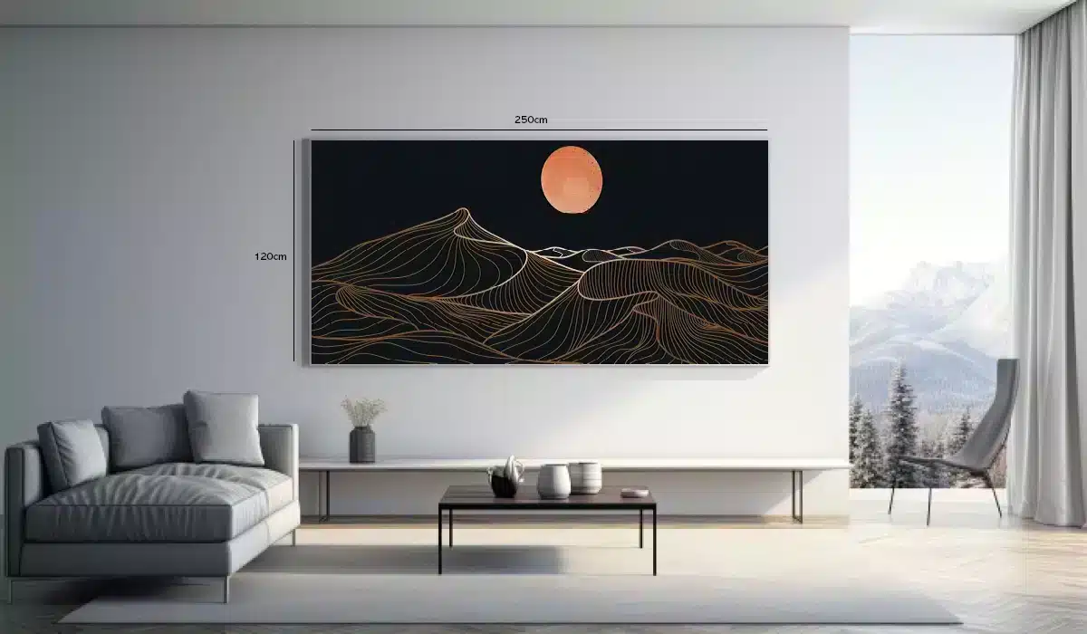 Contour Horizon Glow Plakat