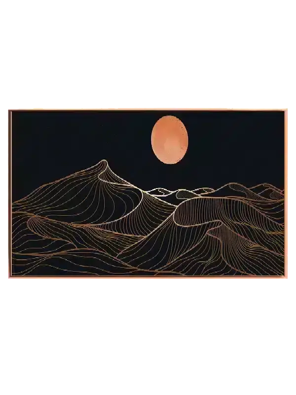 Contour Horizon Glow Plakat