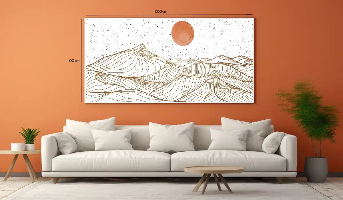 Sunlit Contour Waves Plakat
