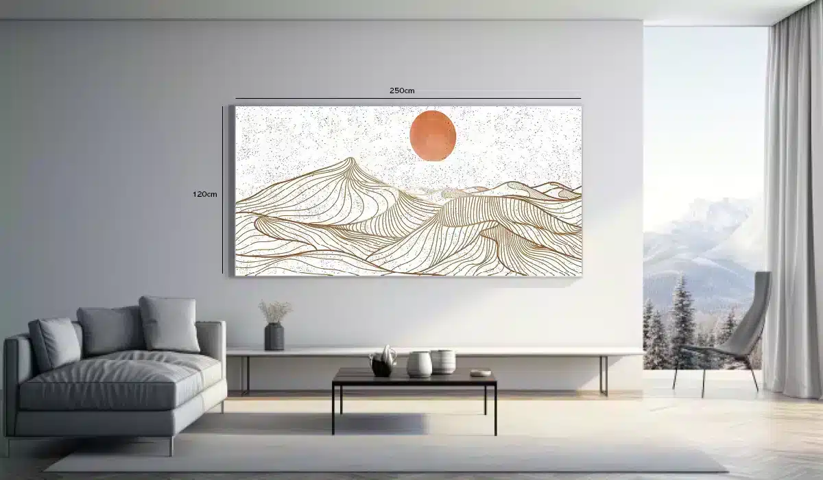 Sunlit Contour Waves Plakat
