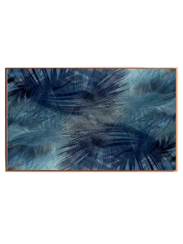 Whispering Blue Feathers Plakat