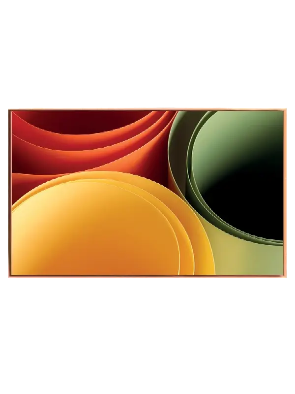 Curved Color Layers Plakat