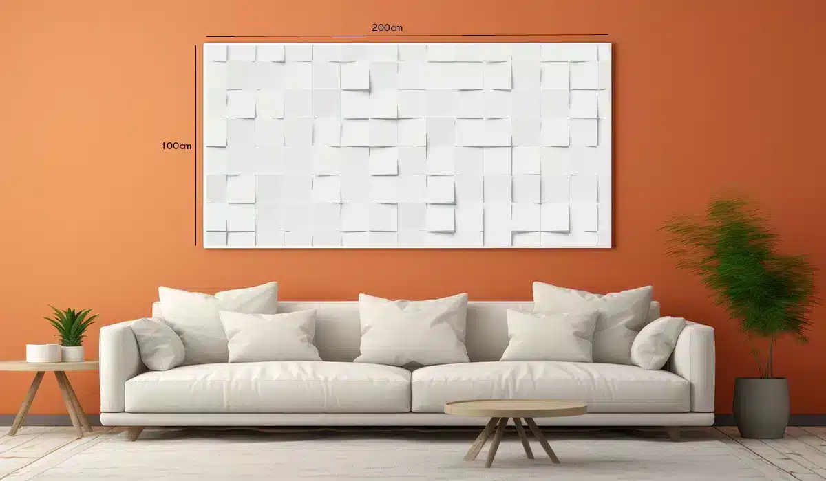 Folded Grid Texture Plakat