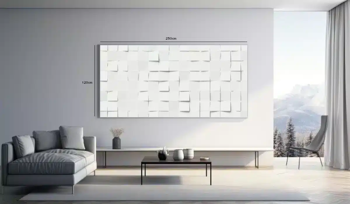 Folded Grid Texture Plakat