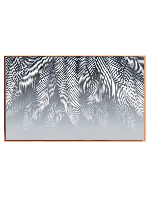 Silver Palm Veins Plakat