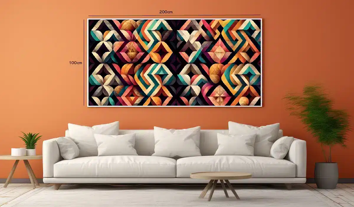 Chromatic Prism Patterns Plakat