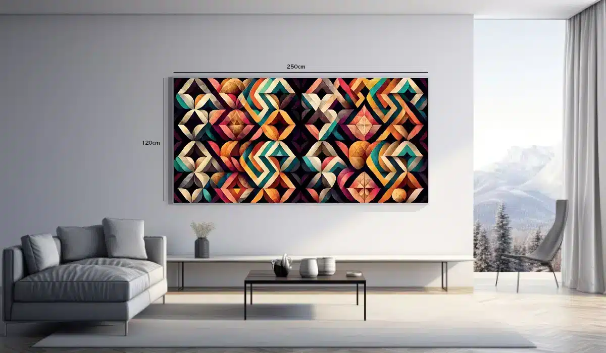 Chromatic Prism Patterns Plakat