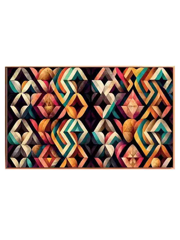 Chromatic Prism Patterns Plakat