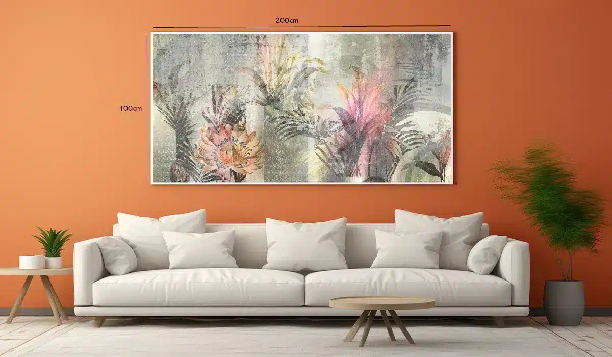 Faded Tropical Bloom Plakat