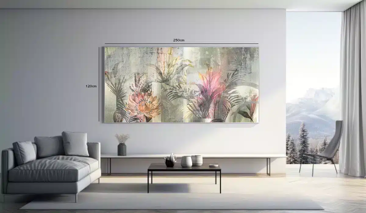 Faded Tropical Bloom Plakat