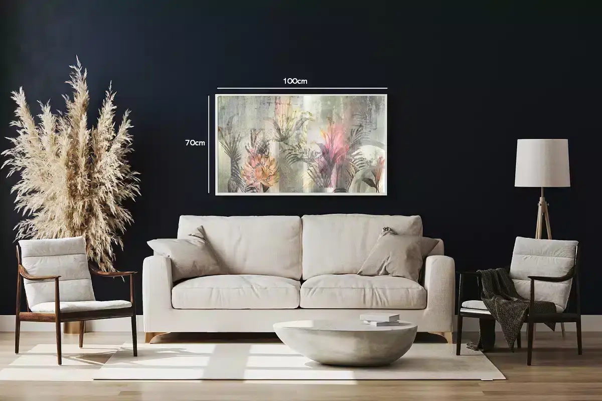 Faded Tropical Bloom Plakat