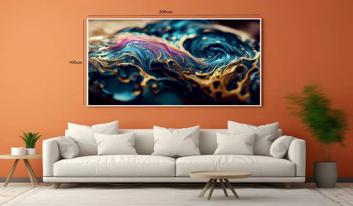 Luminous Fluid Veins Plakat
