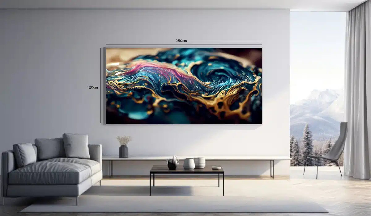 Luminous Fluid Veins Plakat