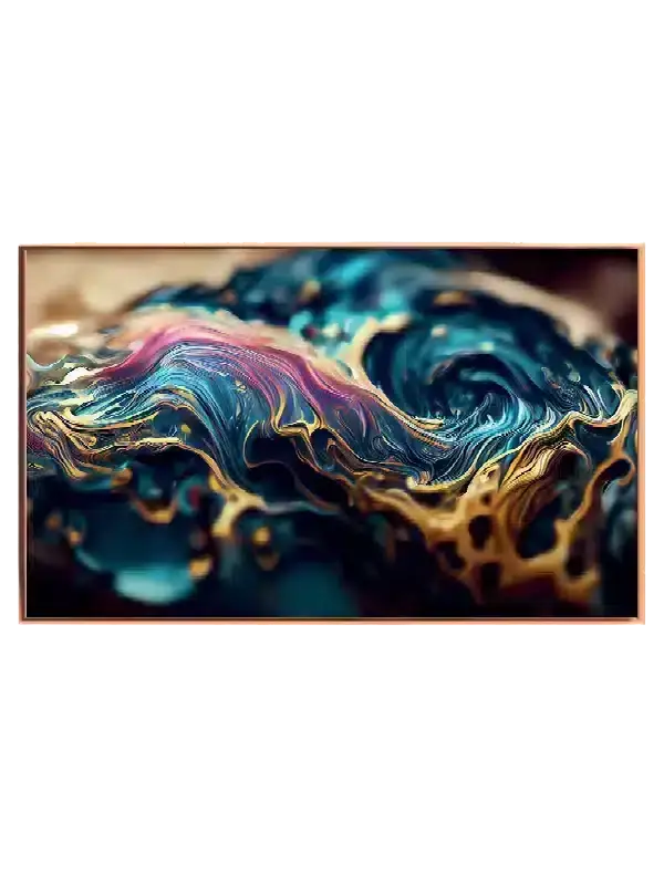 Luminous Fluid Veins Plakat